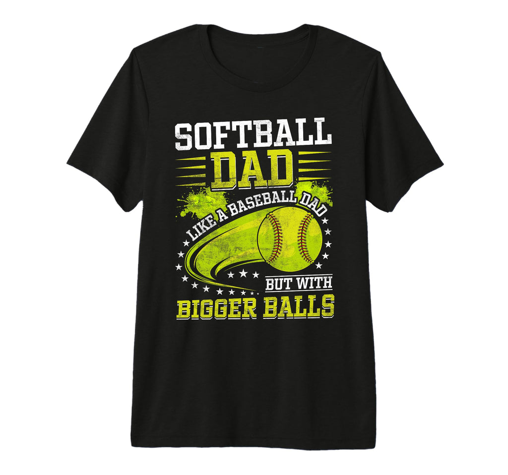 Mens Softball Dad Like Baseball Dad T-Shirt - Streetwear Style Men Women - T-Shirt, Sweatshirt, Hoodie