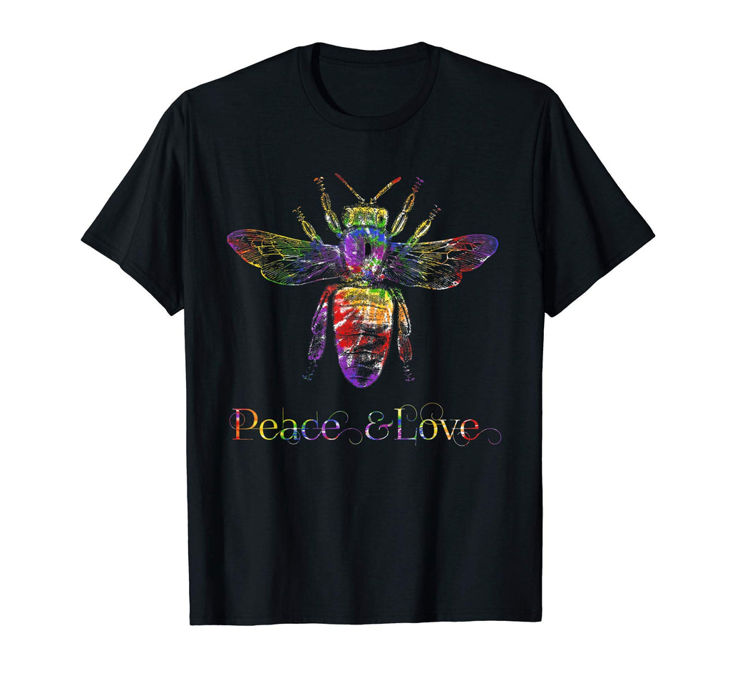 Apiologist Hippie Tie Dye Bee Hoodie - Casual Everyday Wear for Adults - T-Shirt, Sweatshirt, Hoodie