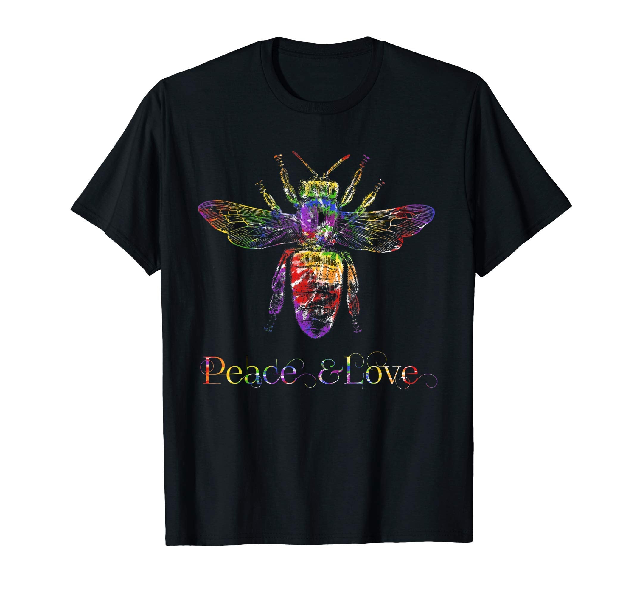 Apiologist Hippie Tie Dye Bee Hoodie - Casual Everyday Wear for Adults - T-Shirt, Sweatshirt, Hoodie