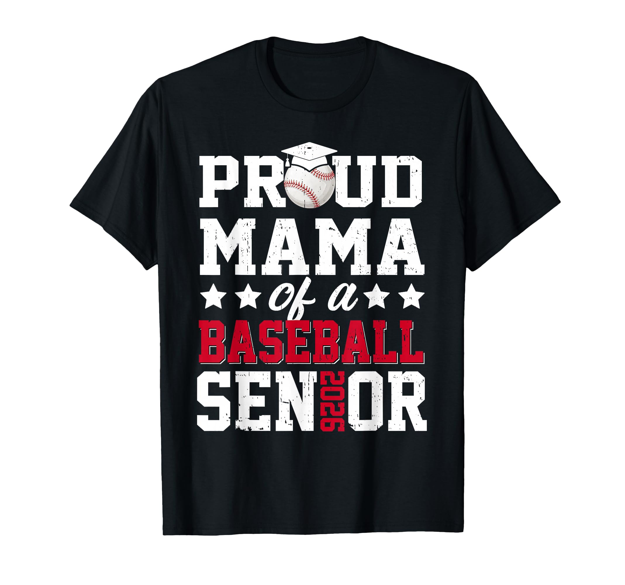 Proud Mama Baseball Senior 2026 T-Shirt - Aesthetic Graphic Unisex - T-Shirt, Sweatshirt, Hoodie