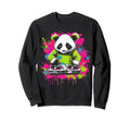 Kawaii Panda Dj Japanese Edm Sweatshirt - Casual Everyday Wear for Adults - T-Shirt, Sweatshirt, Hoodie
