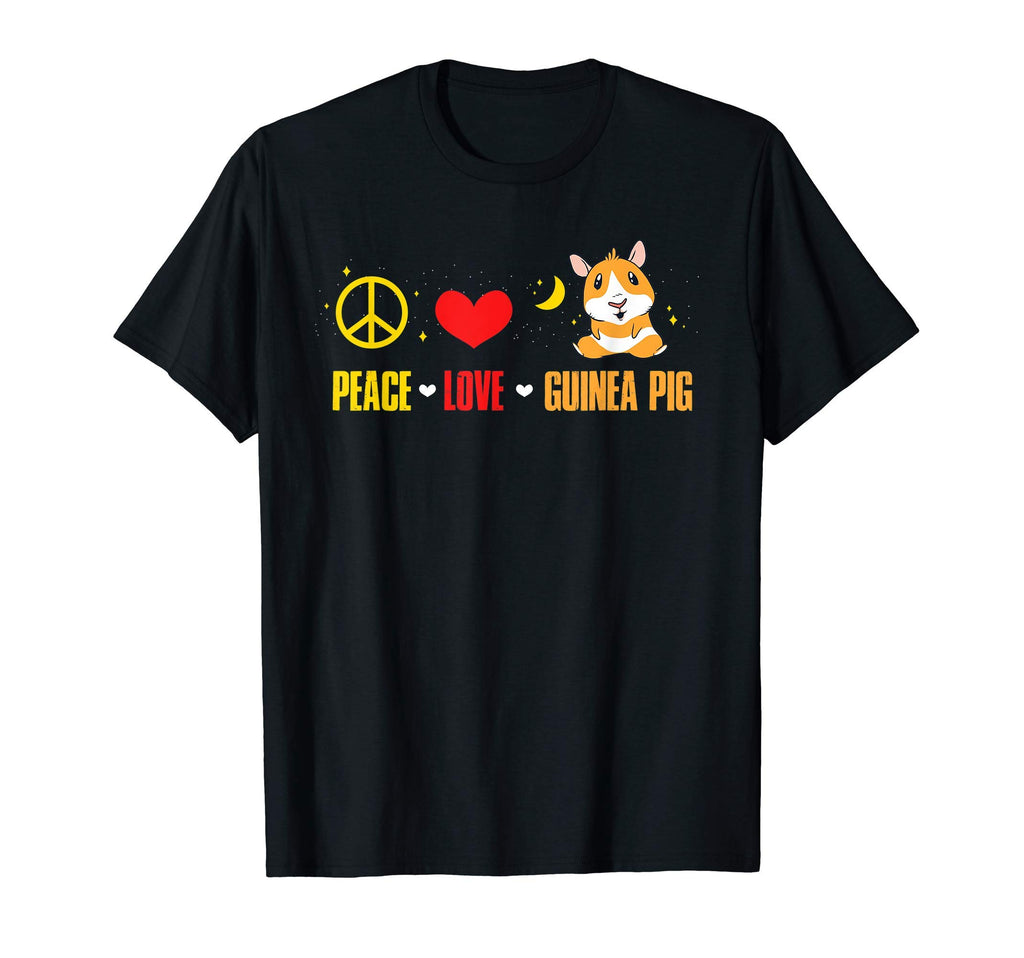 Peace Love Guinea Pig T-Shirt - Graphic Print for Adults - T-Shirt, Sweatshirt, Hoodie