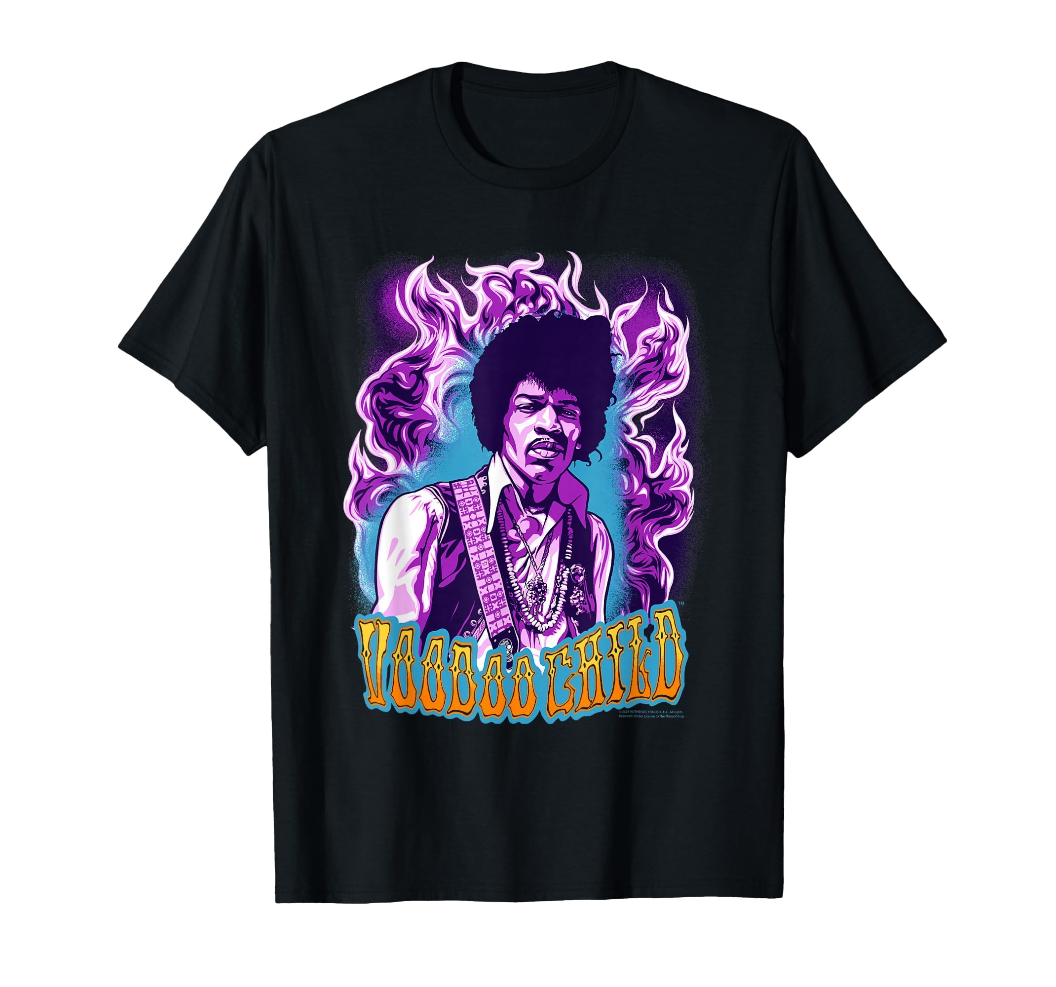 Jimi Hendrix Voodoo Child Psychedelic T-Shirt - Graphic Print Men Women - T-Shirt, Sweatshirt, Hoodie