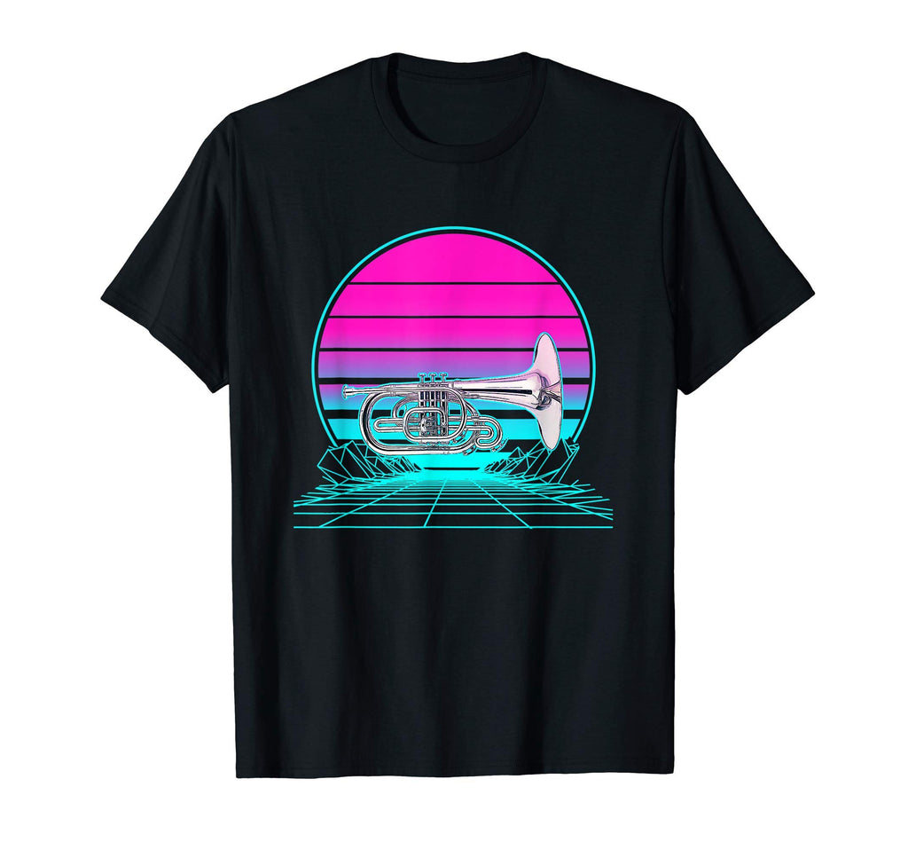 Sunset Mellophone T-Shirt - Custom Art Print for Adults - T-Shirt, Sweatshirt, Hoodie