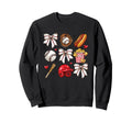 Baseball Bow Game Day Snacks Sweatshirt - Casual Everyday Wear Unisex - T-Shirt, Sweatshirt, Hoodie