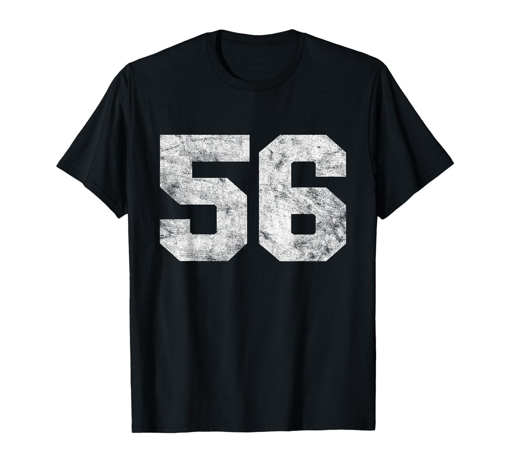 Lucky Number 56 Birthday Sports Player T-Shirt - Trendy Graphic for Adults - T-Shirt, Sweatshirt, Hoodie