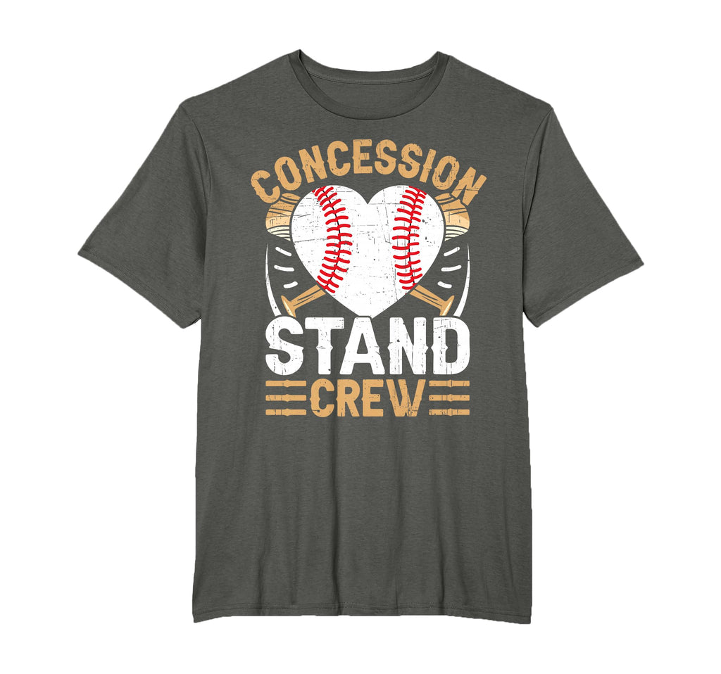 Concession Stand Crew Baseball Game Snack T-Shirt - Unique Graphic Unisex - T-Shirt, Sweatshirt, Hoodie