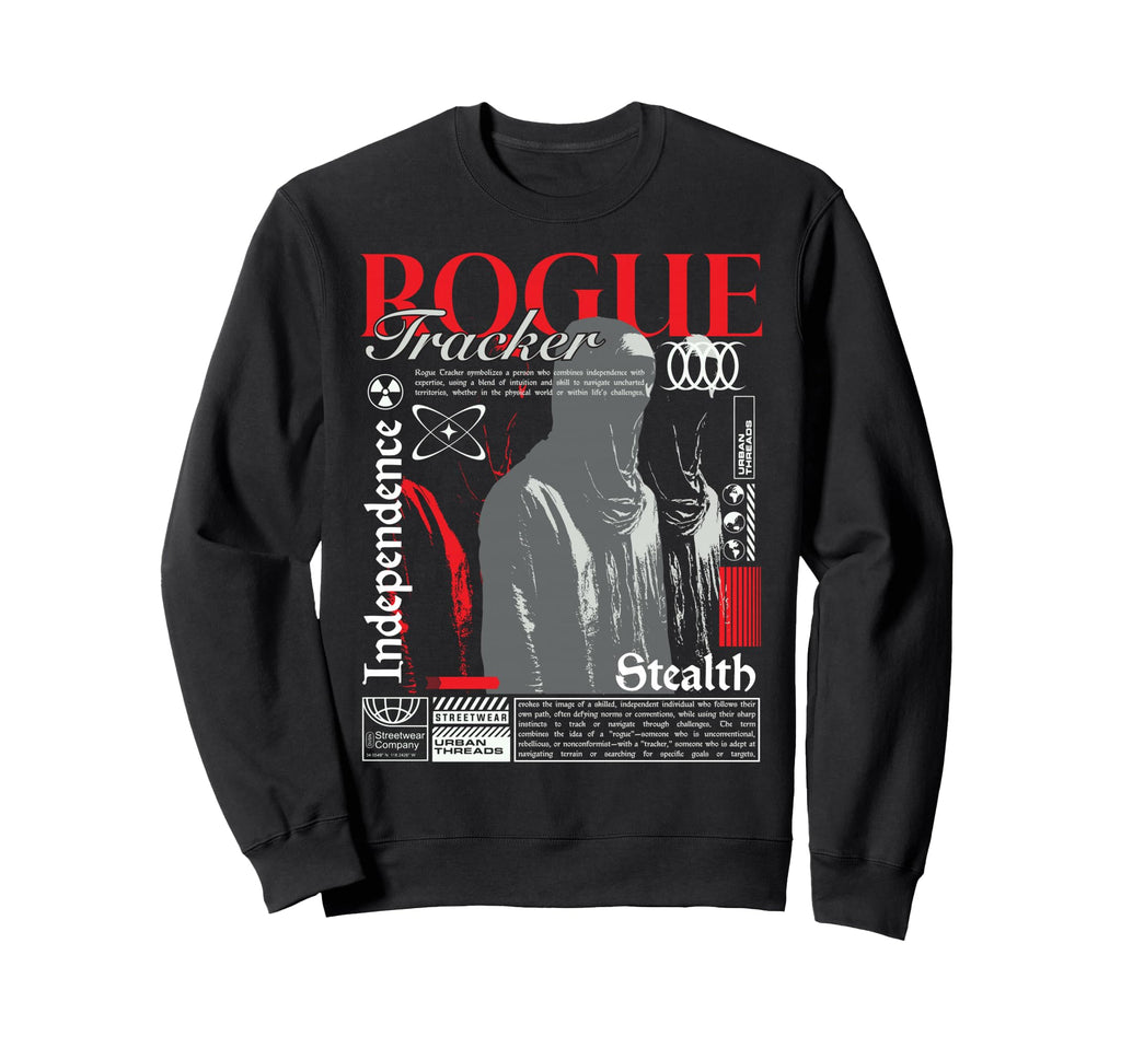 Y2K Rogue Bold Urban Graffiti Sweatshirt - Casual Everyday Wear Men Women - T-Shirt, Sweatshirt, Hoodie