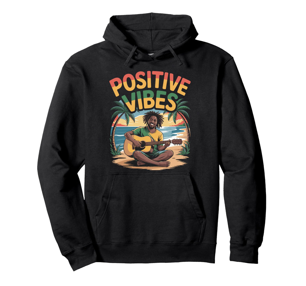 Reggae Music Vibes Jamaican African Hoodie - Unique Graphic for Adults - T-Shirt, Sweatshirt, Hoodie