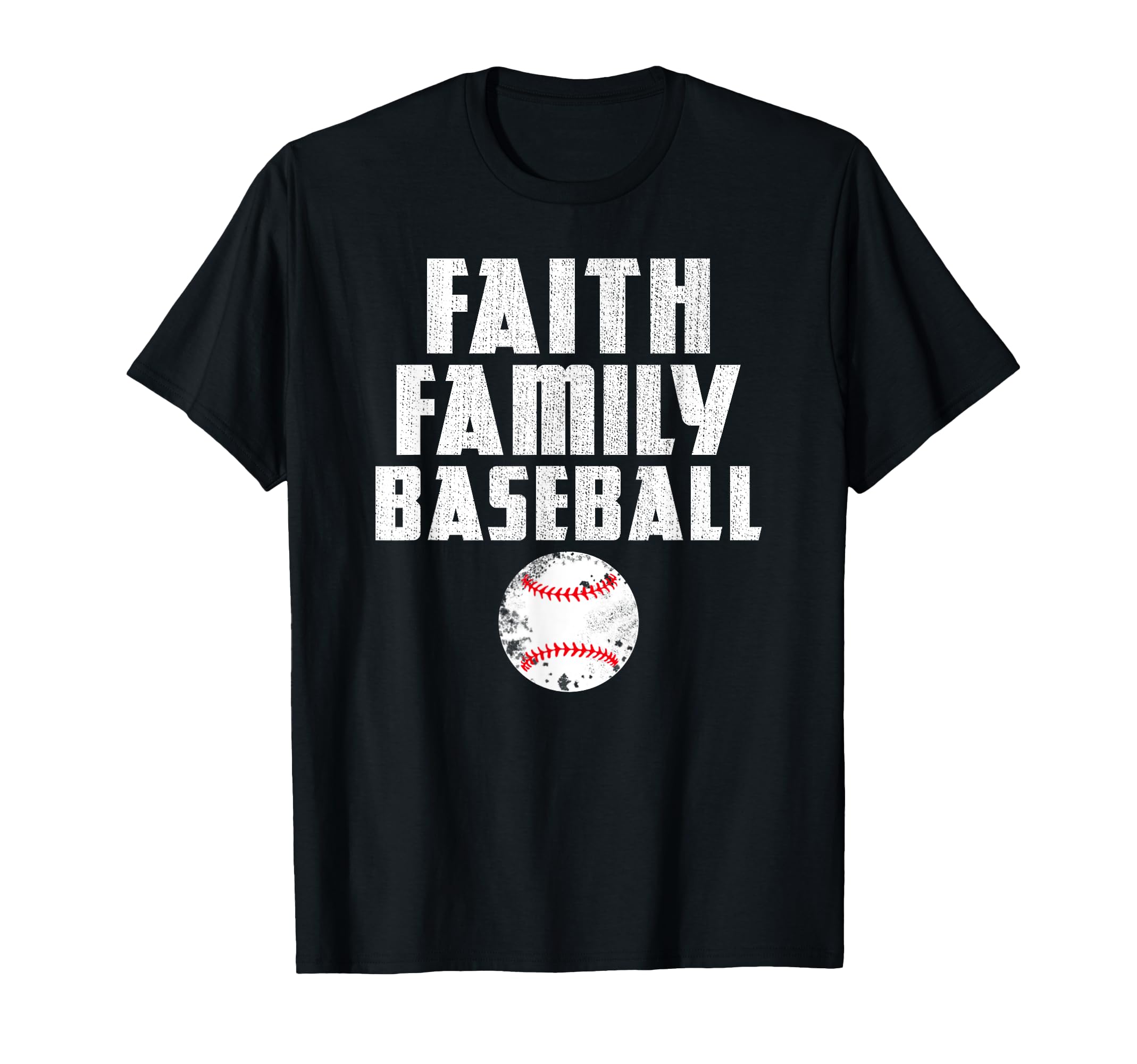 Faith Family Baseball T-Shirt - Novelty Apparel Men Women - T-Shirt, Sweatshirt, Hoodie