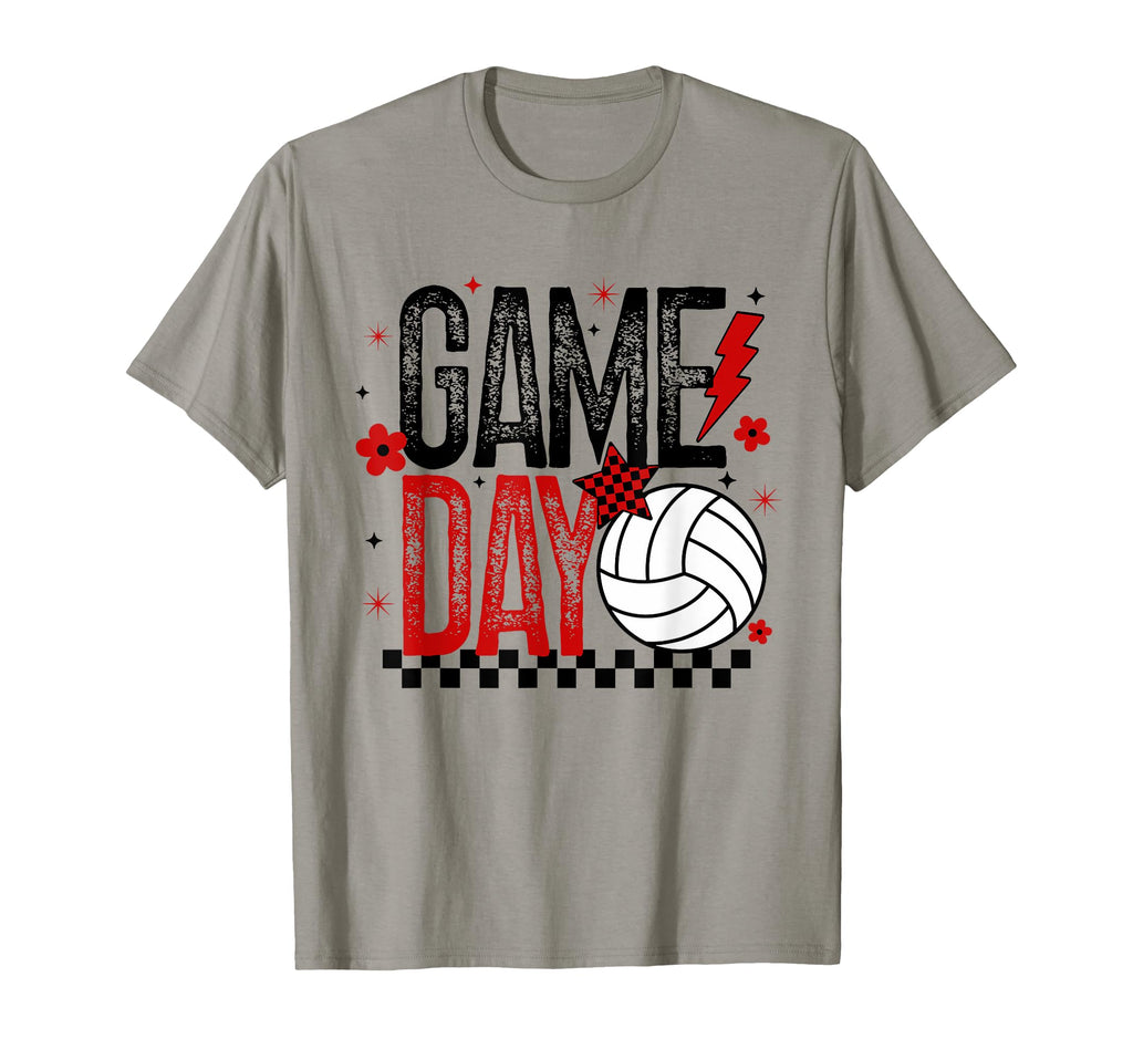 Volleyball Game Day Volleyball Mom Red T-Shirt - Fun Novelty Design Unisex - T-Shirt, Sweatshirt, Hoodie