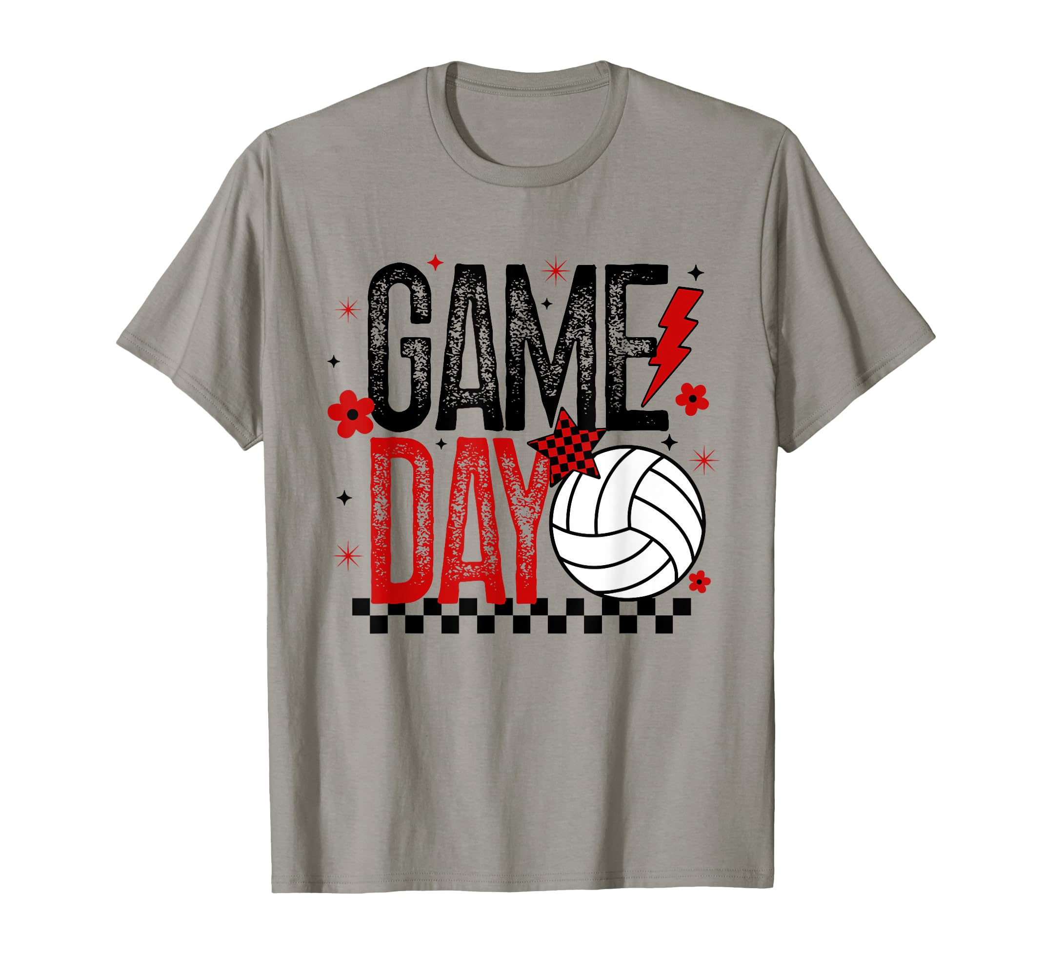 Volleyball Game Day Volleyball Mom Red T-Shirt - Fun Novelty Design Unisex - T-Shirt, Sweatshirt, Hoodie