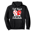 Full Heart Full Schedule Cheer And Hoodie - Trendy Graphic for Adults - T-Shirt, Sweatshirt, Hoodie