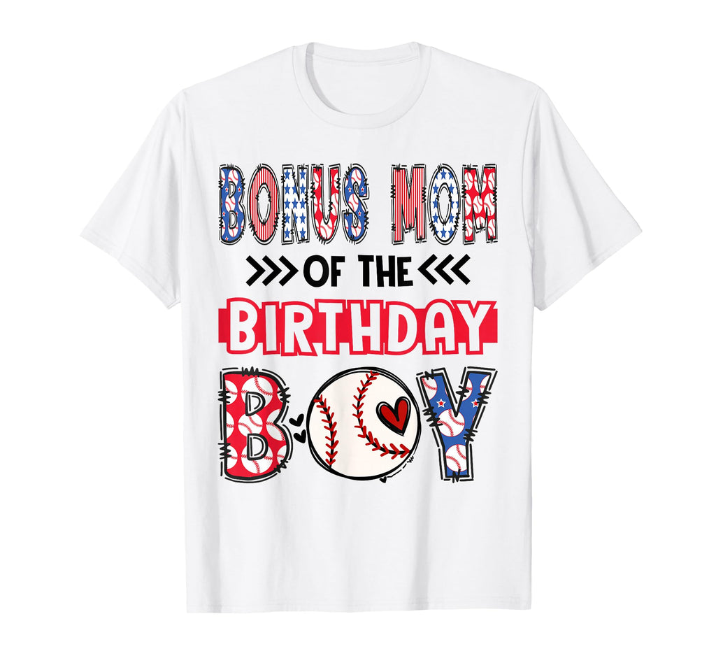 Bonus Mom Birthday Matching Baseball T-Shirt - Trendy Graphic for Adults - T-Shirt, Sweatshirt, Hoodie