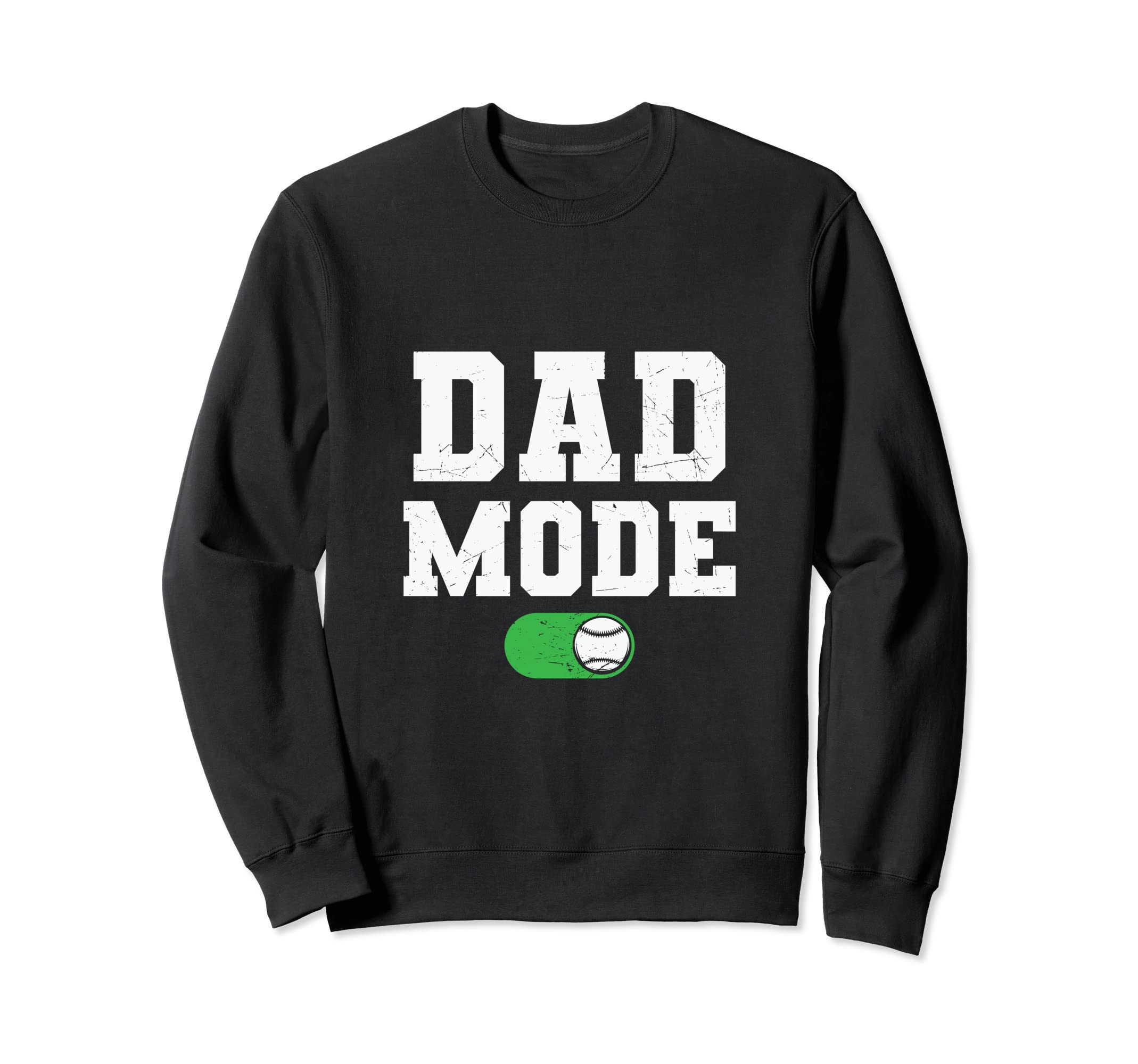 Baseball Lover Baseball Dad Mode T-Shirt - Aesthetic Graphic for Adults - T-Shirt, Sweatshirt, Hoodie