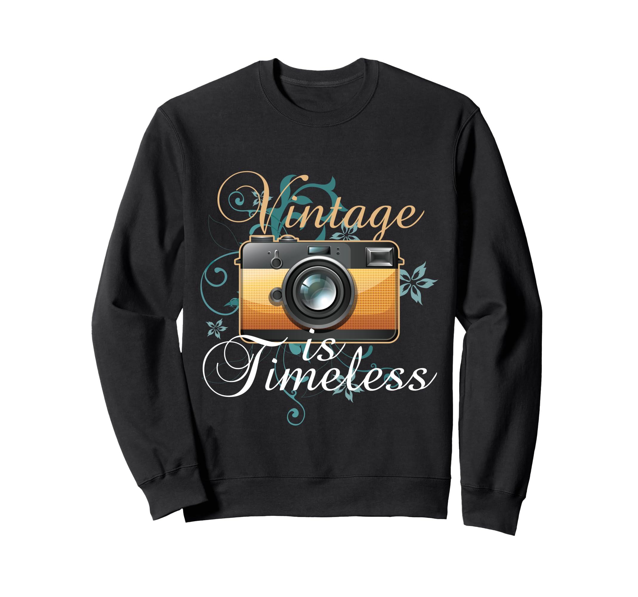 Camera Is Timeless Photography Sweatshirt - Graphic Print Unisex - T-Shirt, Sweatshirt, Hoodie