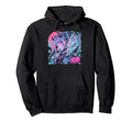 Goth Grunge Demon Anime Waifu Horror Hoodie - Aesthetic Graphic for Adults - T-Shirt, Sweatshirt, Hoodie