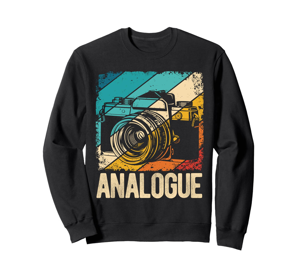 Analogue Camera Sweatshirt - Unique Graphic Unisex - T-Shirt, Sweatshirt, Hoodie