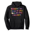 Bombing Peace Is Like Fucking Virginity Hoodie - Novelty Apparel Unisex - T-Shirt, Sweatshirt, Hoodie