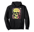 Aesthetic Streetwear Skull Hoodie - Custom Art Print for Adults - T-Shirt, Sweatshirt, Hoodie