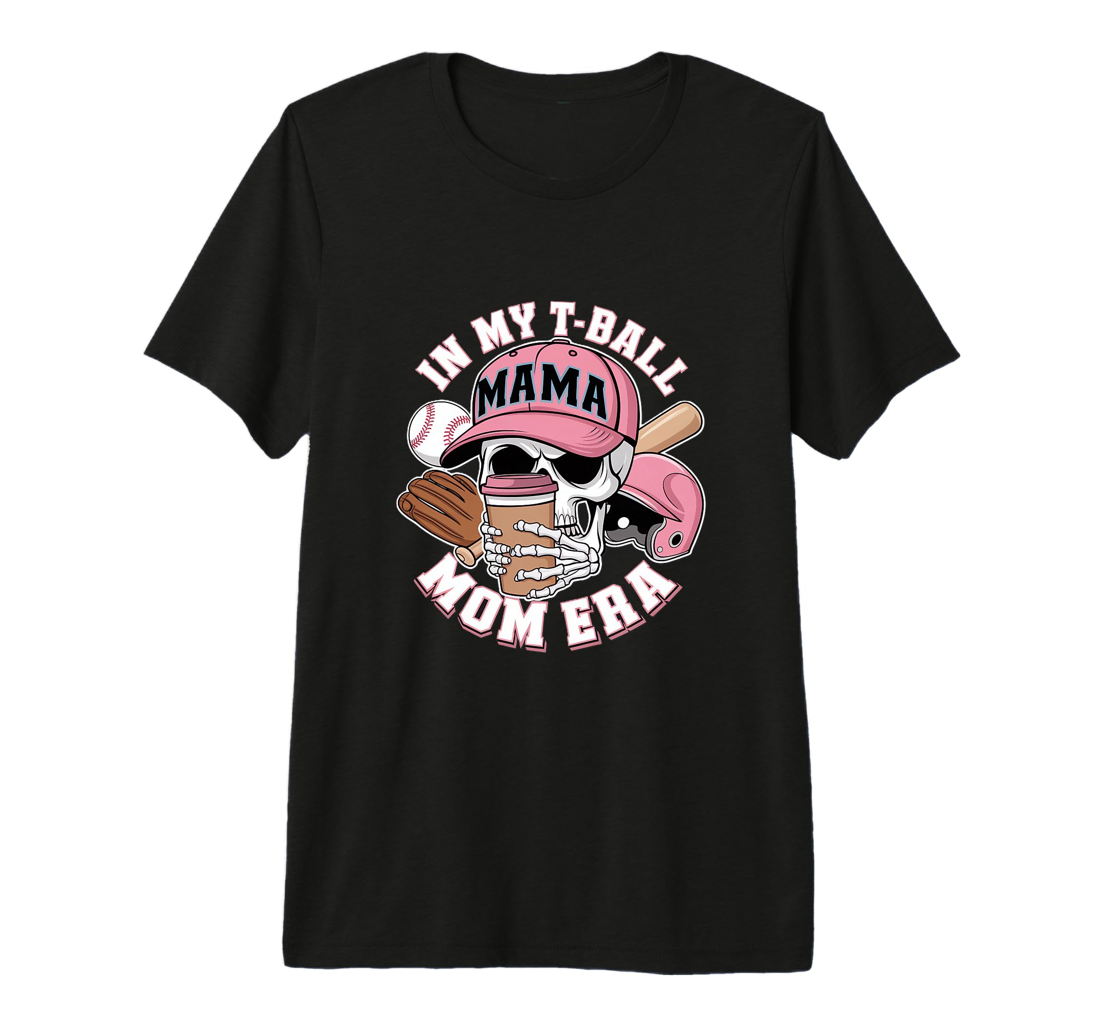 My Ball Mama Mom Era Skull Cap Tri Blend T-Shirt - Trendy Graphic Men Women - T-Shirt, Sweatshirt, Hoodie