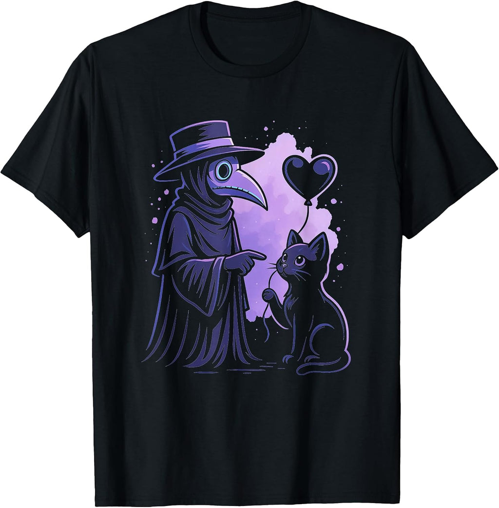 Pastel Goth Plague Doctor Gothic Designs - Adult & Kids T-Shirts, Sweatshirts & Hoodies apparel design preview 1