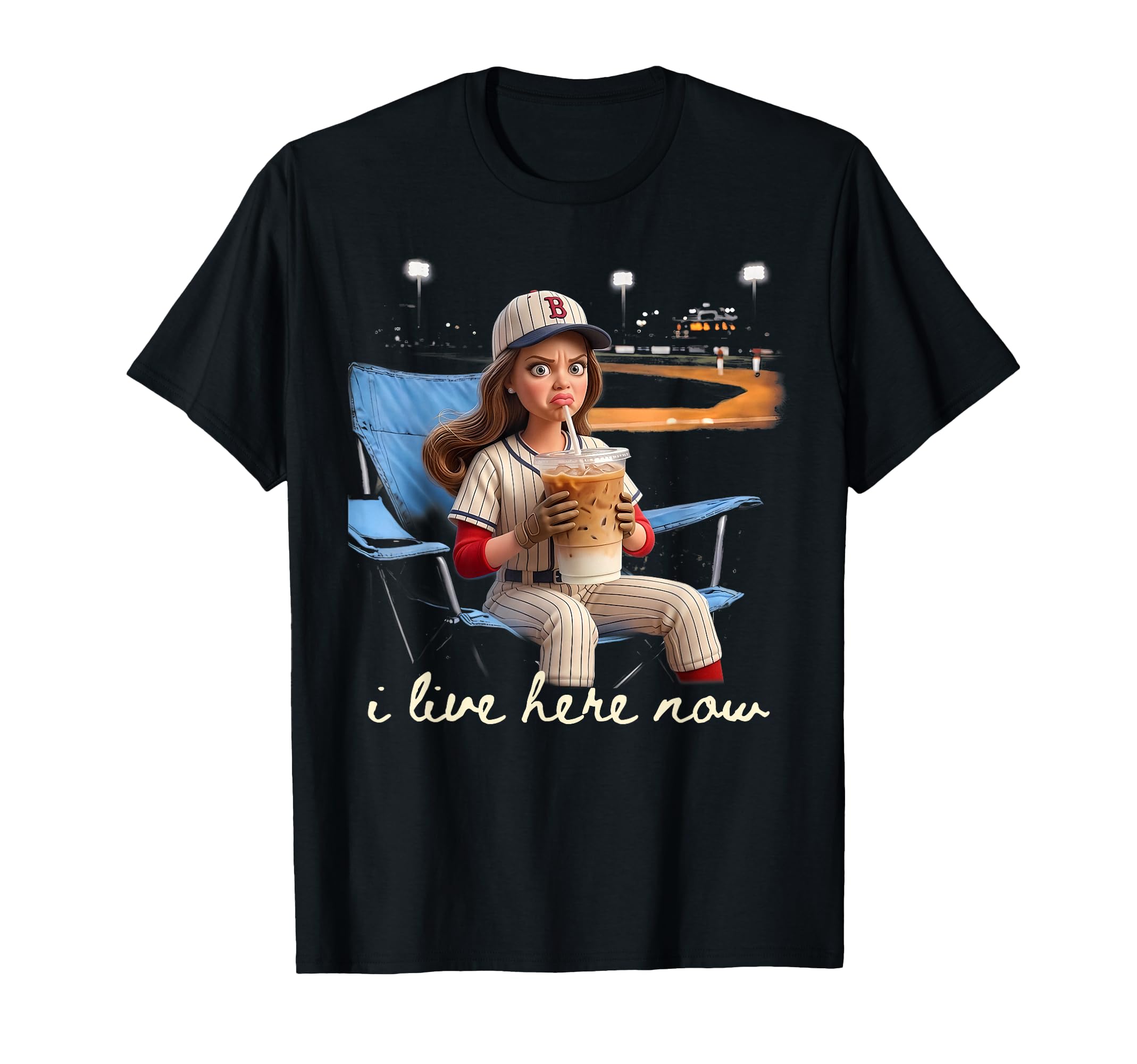 Funny Distressed Doll Meme Baseball Mom T-Shirt - Minimalist Print Unisex - T-Shirt, Sweatshirt, Hoodie