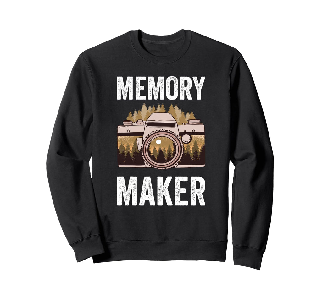 Memory Maker Photography Camera Sweatshirt - Unique Graphic Unisex - T-Shirt, Sweatshirt, Hoodie