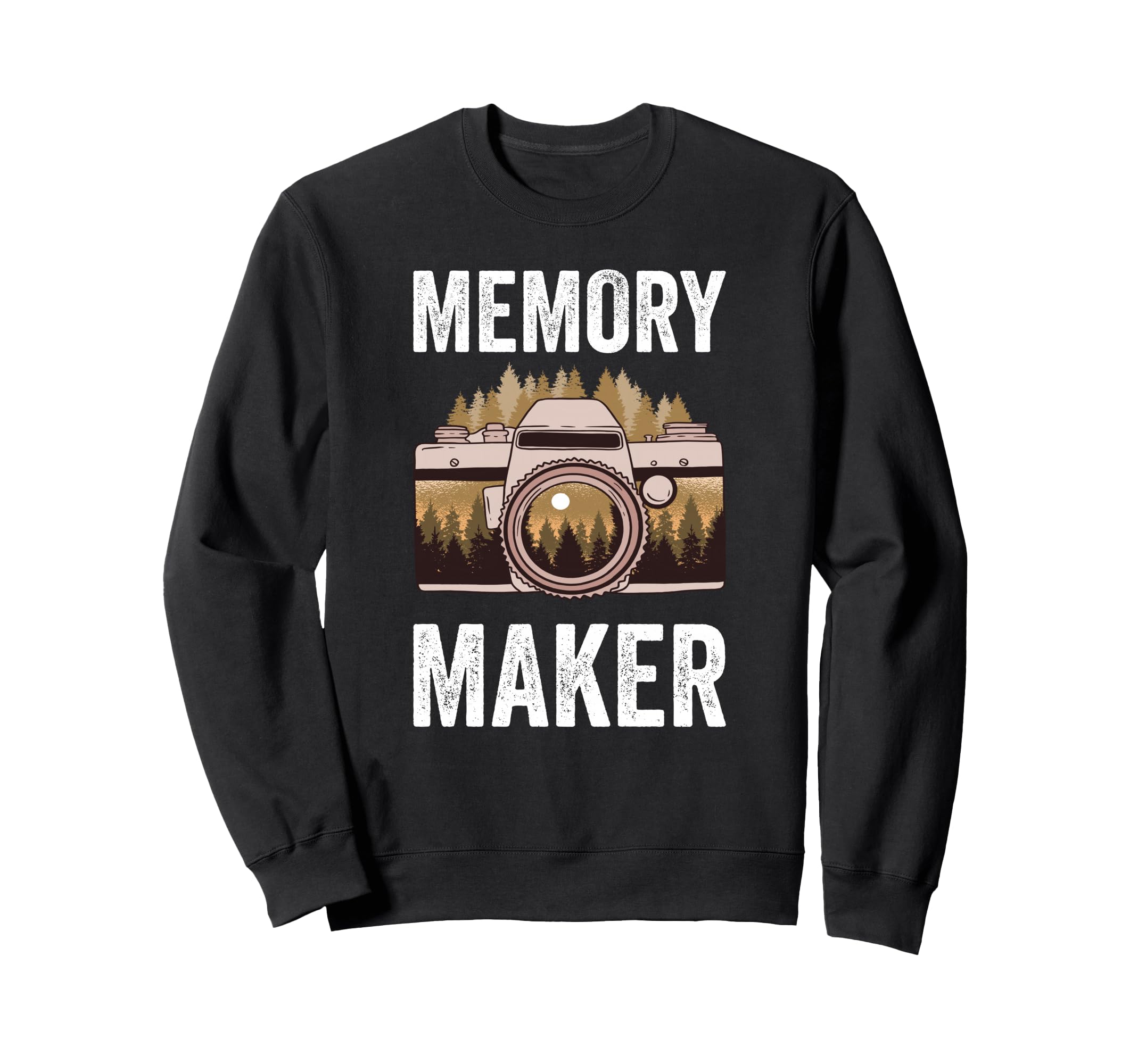 Memory Maker Photography Camera Sweatshirt - Unique Graphic Unisex - T-Shirt, Sweatshirt, Hoodie