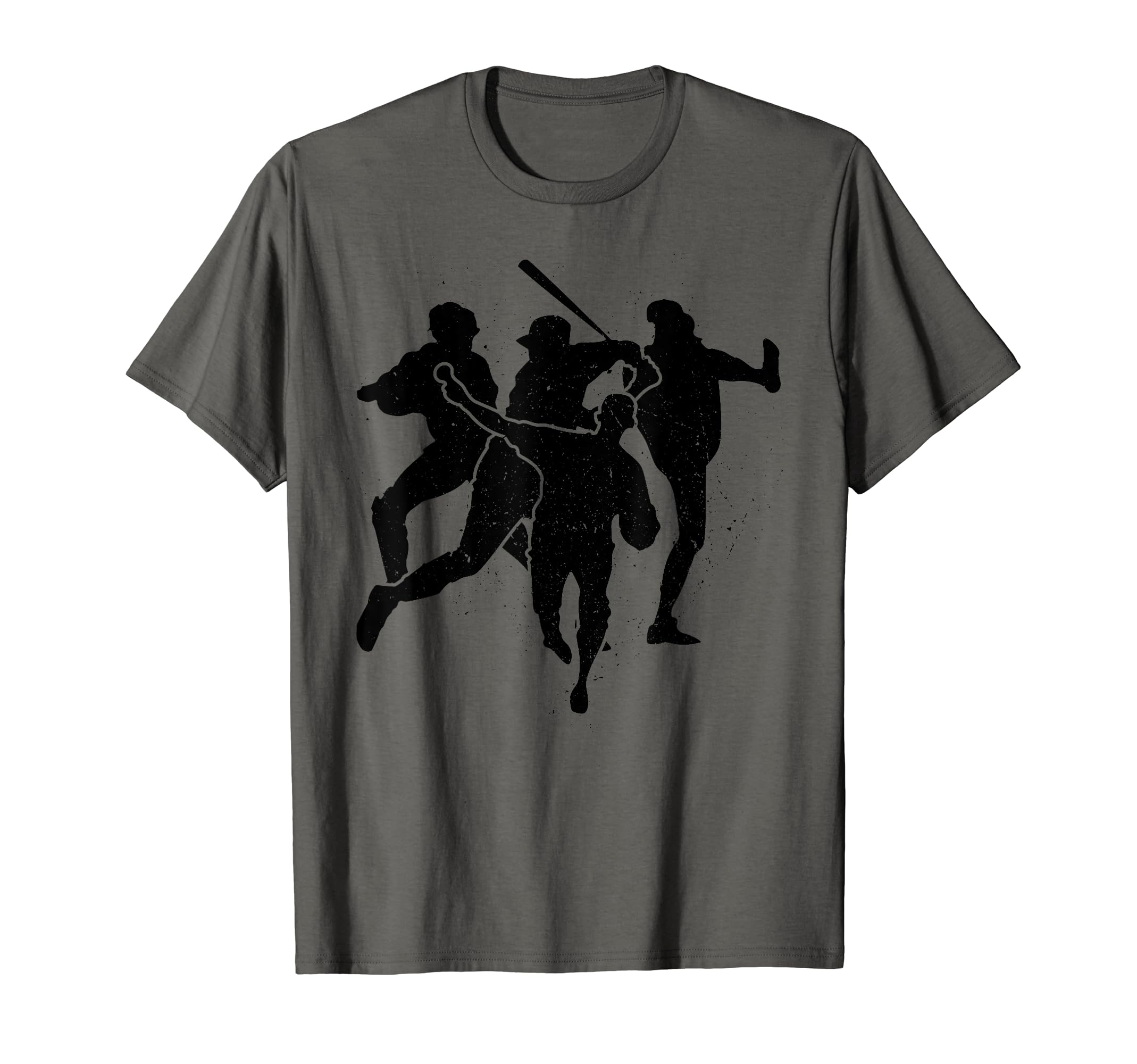 Baseball Catcher Pitcher Batter T-Shirt - Trendy Graphic for Adults - T-Shirt, Sweatshirt, Hoodie