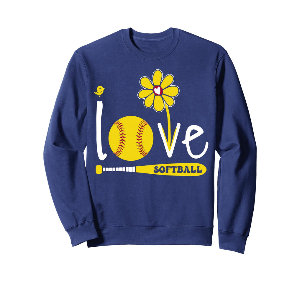 Softball I Love Softball Teen Sweatshirt - Casual Everyday Wear for Adults - T-Shirt, Sweatshirt, Hoodie