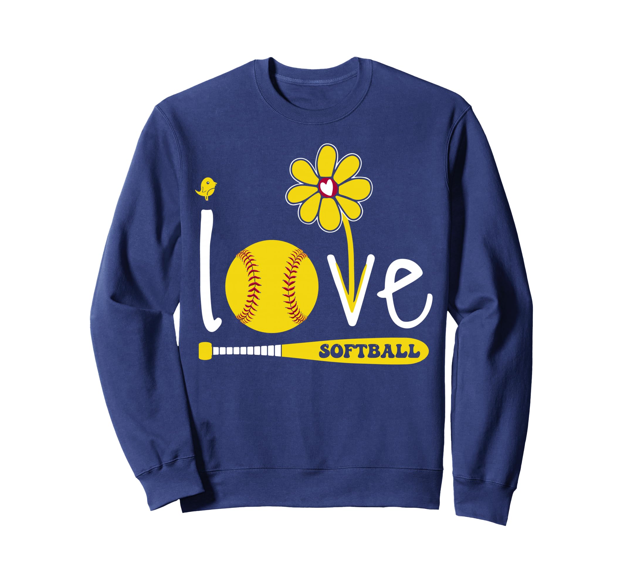 Softball I Love Softball Teen Sweatshirt - Casual Everyday Wear for Adults - T-Shirt, Sweatshirt, Hoodie