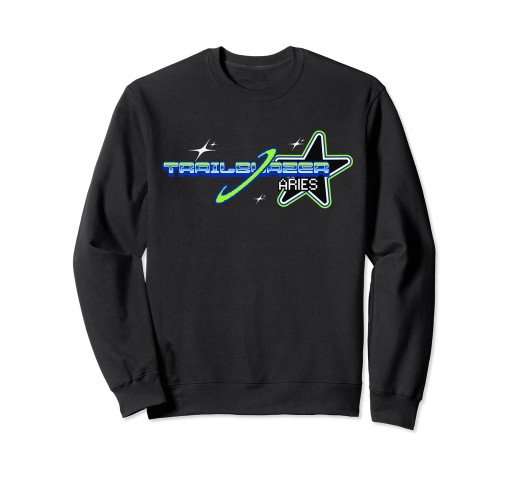 Aries Trailblazer Y2K Astrology Sweatshirt - Custom Art Print Unisex - T-Shirt, Sweatshirt, Hoodie