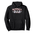 Baseball Dad Baseball Lover Fan Daddy Hoodie - Custom Art Print for Adults - T-Shirt, Sweatshirt, Hoodie