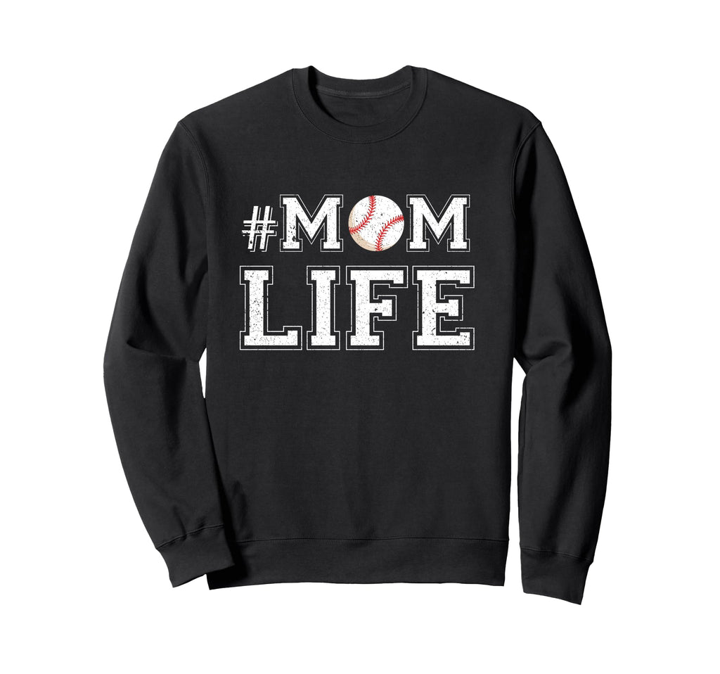 Baseball Mom Life Coach Funny Sweatshirt - Casual Everyday Wear Men Women - T-Shirt, Sweatshirt, Hoodie