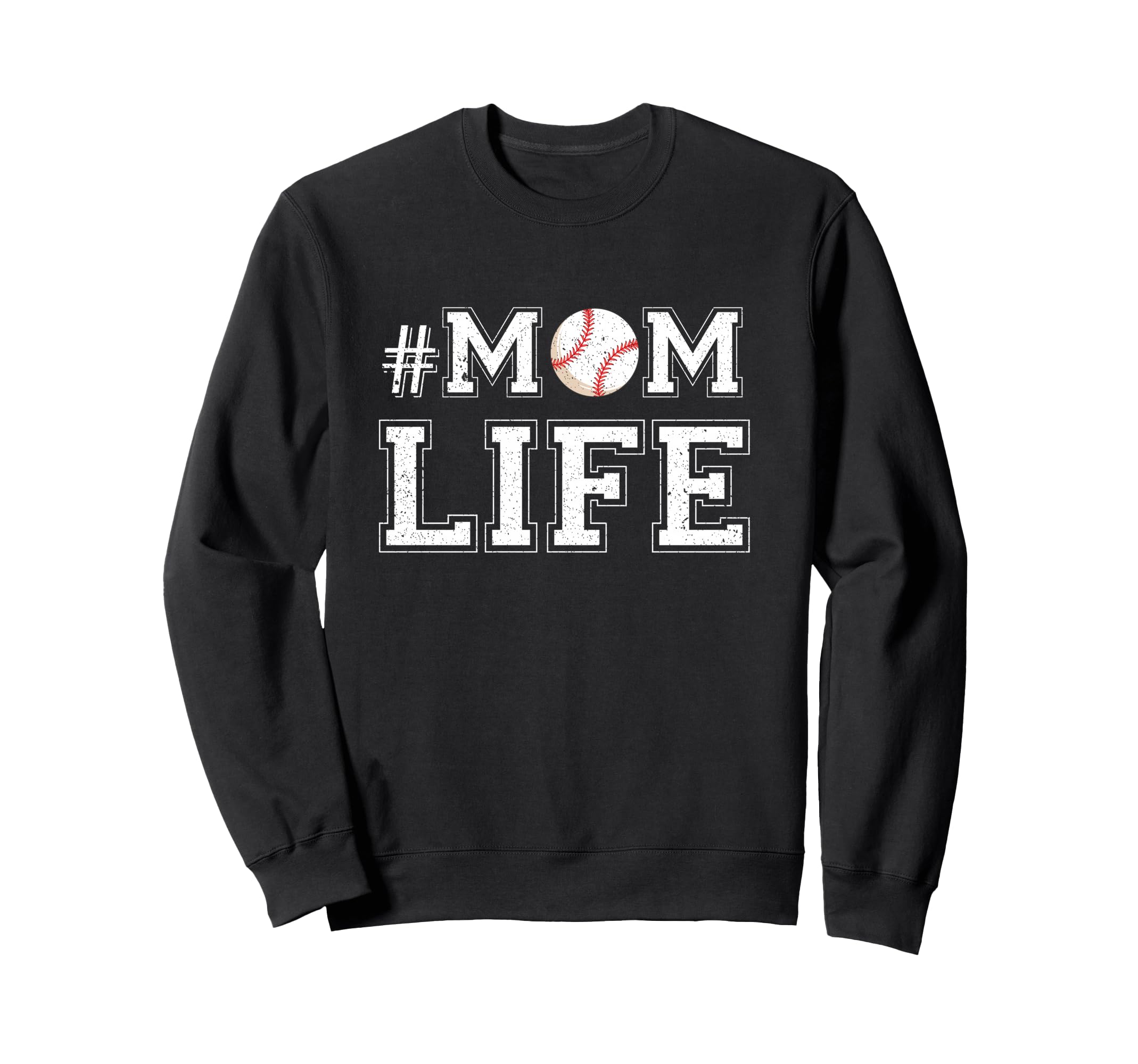 Baseball Mom Life Coach Funny Sweatshirt - Casual Everyday Wear Men Women - T-Shirt, Sweatshirt, Hoodie