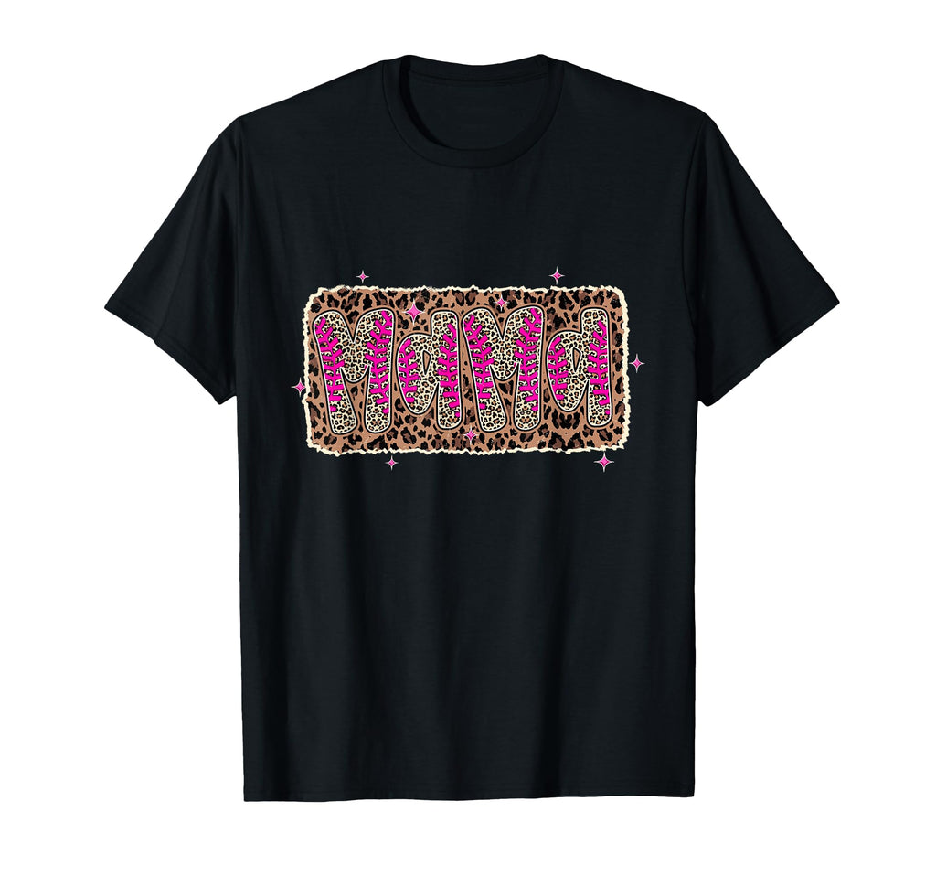 Western Leopard Mama Mothers Day Baseball T-Shirt - Trendy Graphic Unisex - T-Shirt, Sweatshirt, Hoodie
