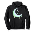 Pastel Moon Goth Vaporwave Hoodie - Streetwear Style for Adults - T-Shirt, Sweatshirt, Hoodie