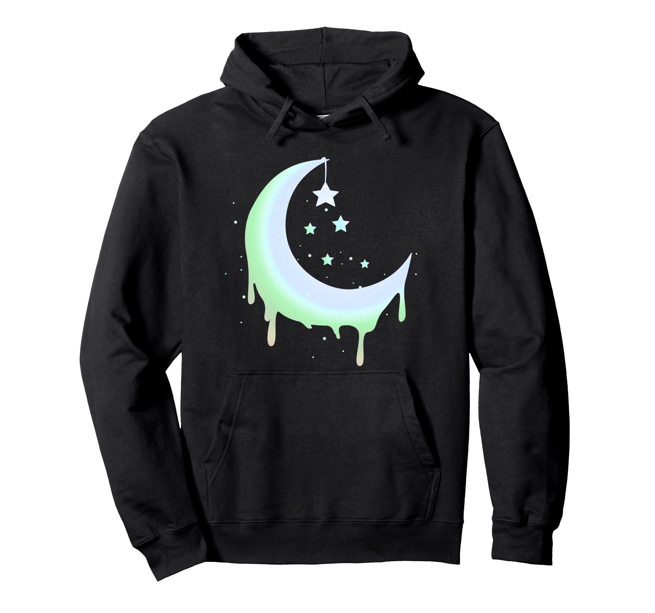 Pastel Moon Goth Vaporwave Hoodie - Streetwear Style for Adults - T-Shirt, Sweatshirt, Hoodie