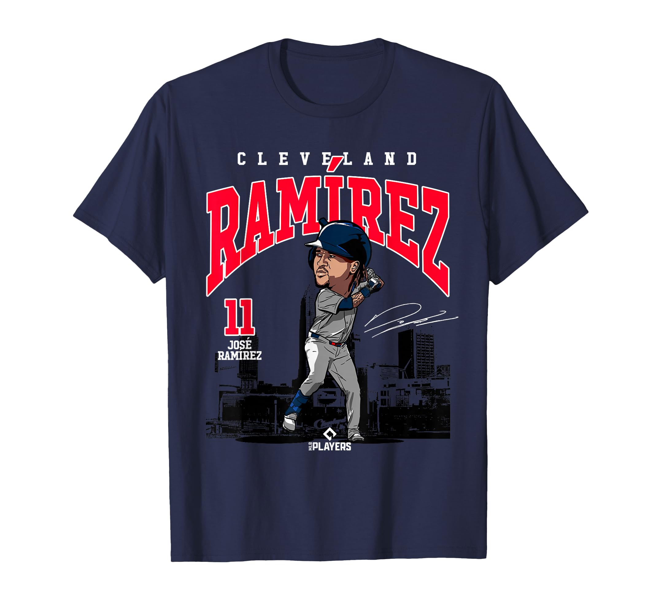 Jos Ram Rez Cleveland Baseball Mlb T-Shirt - Unique Graphic for Adults - T-Shirt, Sweatshirt, Hoodie