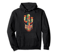 Cactus Serape Succulent Plant Cacti Hoodie - Unique Graphic Men Women - T-Shirt, Sweatshirt, Hoodie