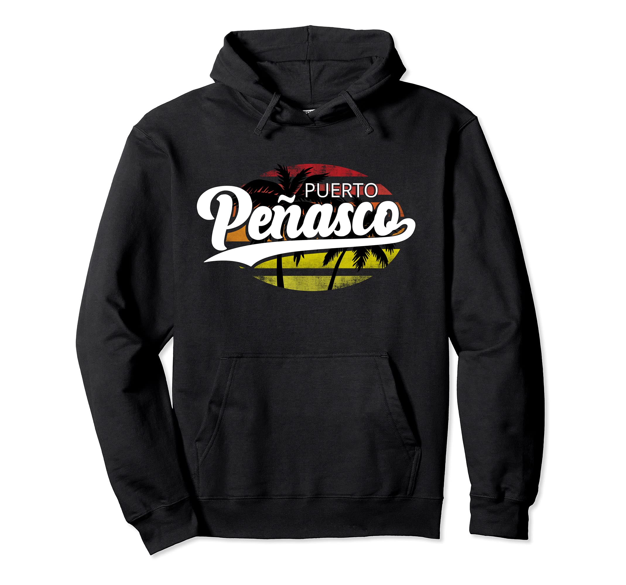Puerto Penasco Mexico Palms Hoodie - Casual Everyday Wear Men Women - T-Shirt, Sweatshirt, Hoodie