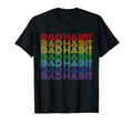 Bad Habit Rainbow Minimalist T-Shirt - Streetwear Style for Adults - T-Shirt, Sweatshirt, Hoodie
