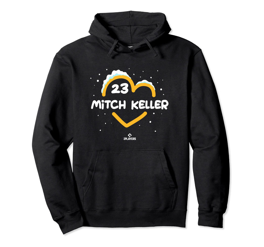 Mitch Keller Heart Pittsburgh Baseball Hoodie - Unique Graphic for Adults - T-Shirt, Sweatshirt, Hoodie