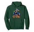 Raised 90S Hip Hop Camo Dope Skeleton Hoodie - Fun Novelty Design Unisex - T-Shirt, Sweatshirt, Hoodie