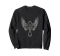 Y2K Aesthetic Cross 90S 2000S Biker Sweatshirt - Custom Art Print Unisex - T-Shirt, Sweatshirt, Hoodie