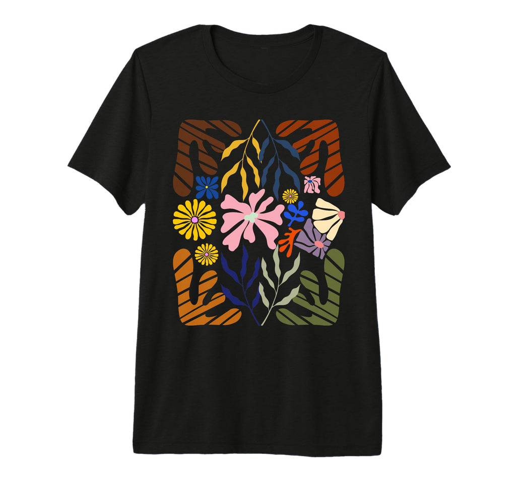 Colorful Wildflower Floral T-Shirt - Casual Everyday Wear Men Women - T-Shirt, Sweatshirt, Hoodie
