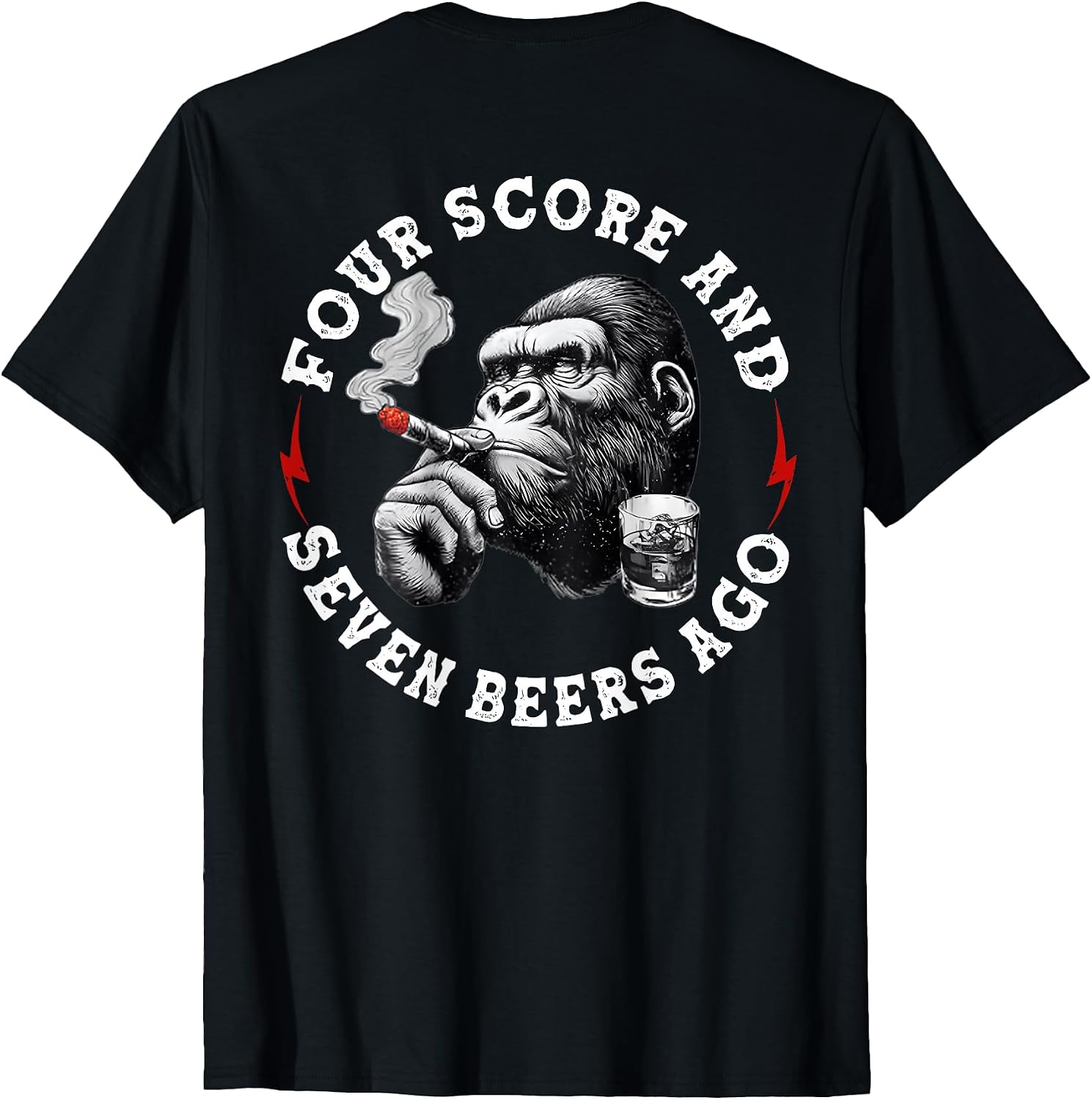 Savage Monkey Humor Attitude Merch Co. - Adult & Kids T-Shirts, Sweatshirts & Hoodies apparel design preview 1
