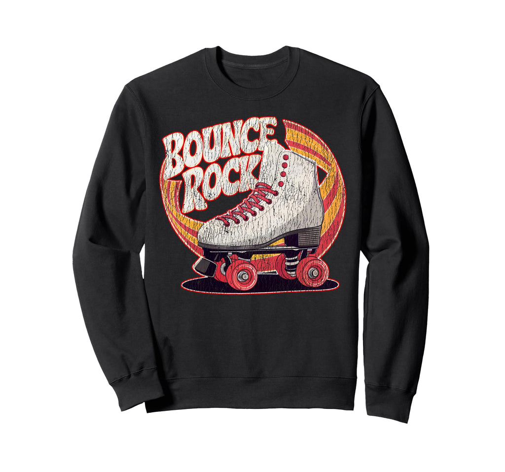 Roller Skating Skate 1970S Bounce Sweatshirt - Trendy Graphic Men Women - T-Shirt, Sweatshirt, Hoodie