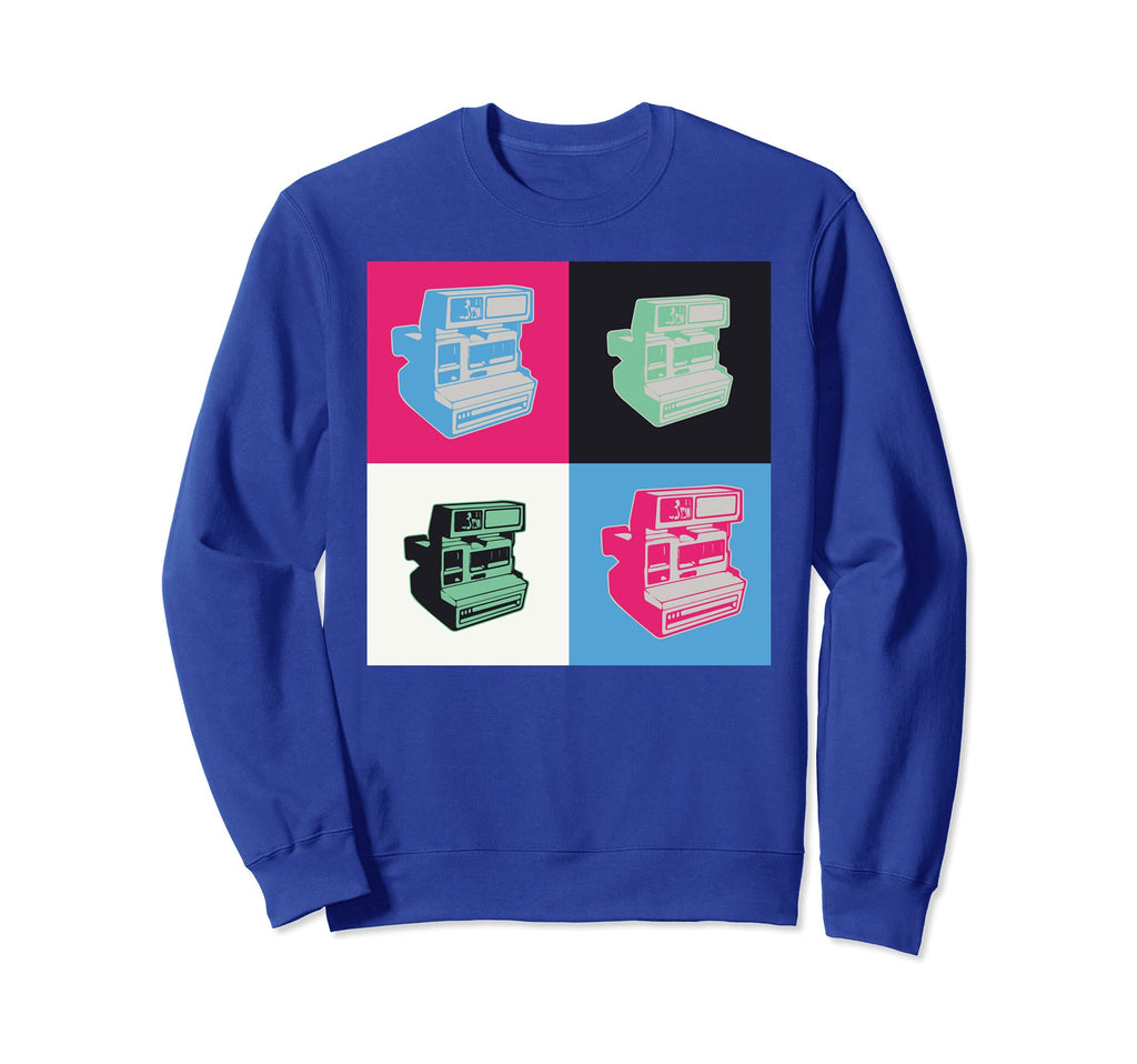 Pop Art 60S Instant Camera Sweatshirt - Casual Everyday Wear for Adults - T-Shirt, Sweatshirt, Hoodie